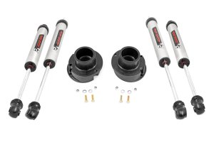 Ram 2500 Suspension Lift Kit - Rough Country - RR Leaf 2.5 Inch Leveling Kit | V2 Shock Absorbers - '14-'23